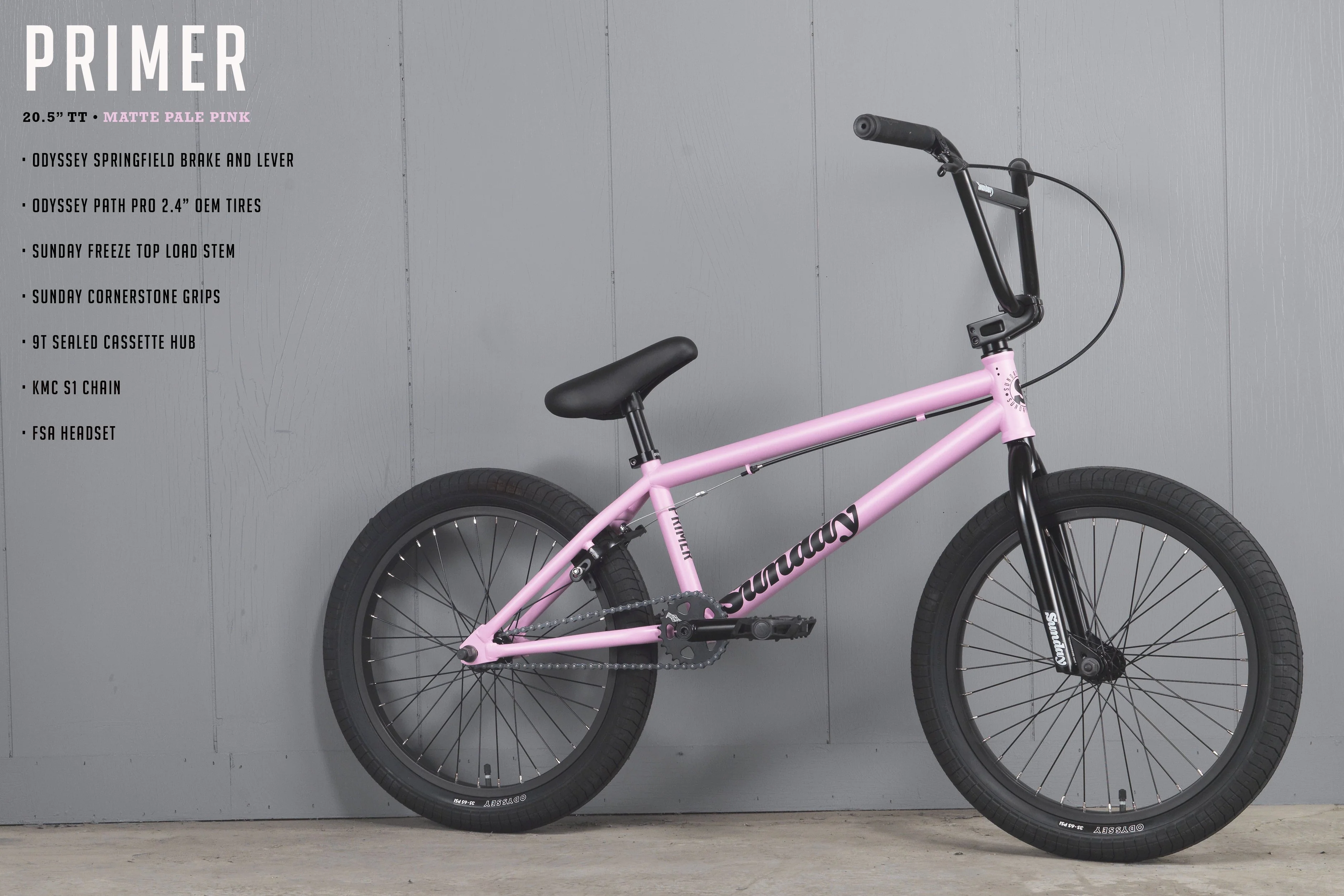 2021 Sunday Primer (Matte Pale Pink with 20.5" tt) - Image 2